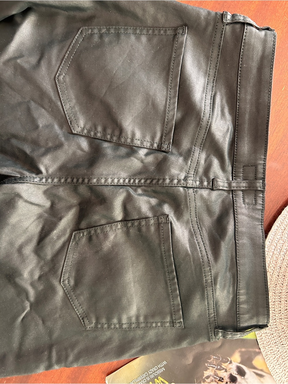 Kut from the Kloth Green Coated Jeans - Picture 7 of 9